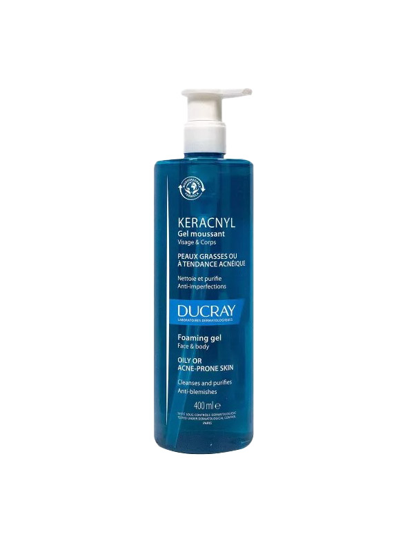 DUCRAY KERACNYL GEL MOUSSANT VISAGE/CORPS P/G 400ML