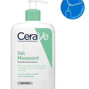 CERAVE GEL MOUSSANT PEAUX NORMALES A GRASSES 473ML
